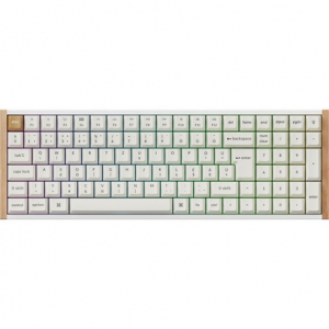 Keychron K4 HE Bluetooth / vezet&eacute;k n&eacute;lk&uuml;li magyar gaming Gateron double-rail magnetic nebula mechanikus billentyűzet feh (K4H-Q1P-HU)