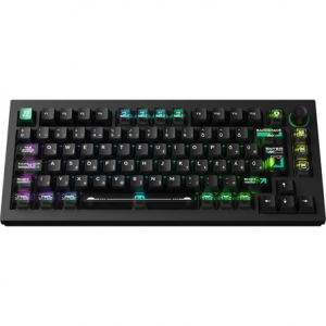 Keychron Lemokey L5 HE USB magyar gaming Lemokey Lime Magnetic mechanikus billentyűzet fekete (L5W-W1P-HU)