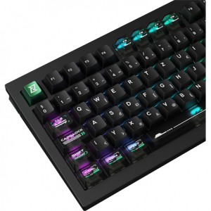 Keychron Lemokey L5 HE USB magyar gaming Lemokey Lime Magnetic mechanikus billentyűzet fekete (L5W-W1P-HU)