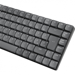 Keychron K3 Max Bluetooth / vezet&eacute;k n&eacute;lk&uuml;li magyar low profile Gateron mechanical 2.0 red mechanikus billentyűzet fekete (K3M-H1Z-HU)