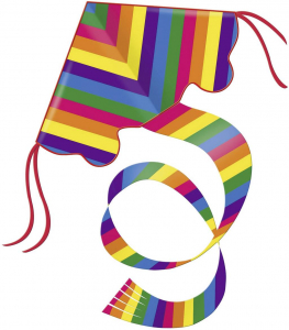 G&uuml;nther Flugspiele Pap&iacute;rs&aacute;rk&aacute;ny, egyzsin&oacute;ros gyereks&aacute;rk&aacute;ny 970mm  (1159)