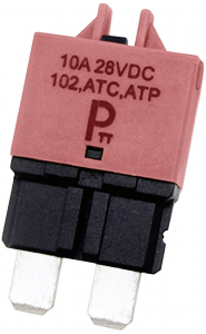 PARTS PTT Circuit Breaker Standard, type 3, Manual Reset, 10A  Automata biztos&iacute;t&eacute;k 10 A Piros 1 db (C001-102-0093)