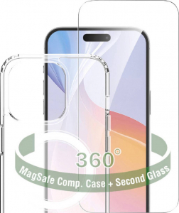 4Smarts 360&deg; Premium Protection Set H&aacute;tlap Apple iPhone 16 Pro &Aacute;tl&aacute;tsz&oacute; Indukt&iacute;v t&ouml;lt&eacute;s (541194)