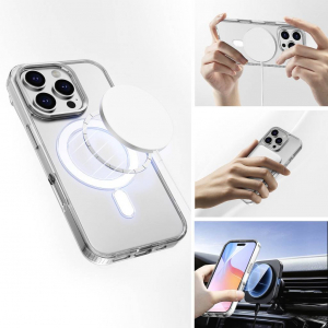 4Smarts 360&deg; Premium Protection Set H&aacute;tlap Apple iPhone 16 Pro &Aacute;tl&aacute;tsz&oacute; Indukt&iacute;v t&ouml;lt&eacute;s (541194)