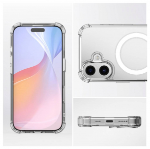 4Smarts Hybrid Case Ibiza H&aacute;tlap Apple iPhone 16 &Aacute;tl&aacute;tsz&oacute; Indukt&iacute;v t&ouml;lt&eacute;s (541182)