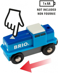 Brio World 33130 Elemes tehervonat j&aacute;t&eacute;kvonat - anyaga fa