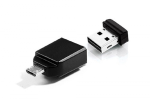 Pen Drive 32GB Verbatim NANO USB Drive Micro USB (OTG) adapterrel (49822)