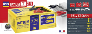 GYS BATIUM 7.24  Automatikus t&ouml;ltő 6 V, 12 V, 24 V 11 A 11 A (024502)