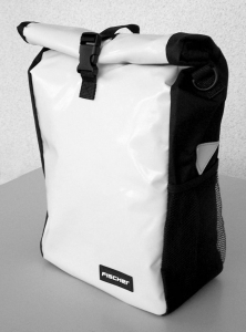 Fischer Fahrrad Csomagtart&oacute; t&aacute;ska Feh&eacute;r, Fekete (86264)