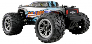 Amewi M-Land K&eacute;k Brushed 1:16 RC kezdő modellaut&oacute; Elektro Monstertruck 4WD RtR 2,4 GHz (22623)