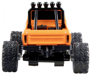 Amewi Narancs Brushed 1:64 RC modellaut&oacute; Elektro Monstertruck 2WD RtR 2,4 GHz F&eacute;nyeffekttel, Akkuval &eacute;s t&ouml;ltők&aacute;bellel (22705)