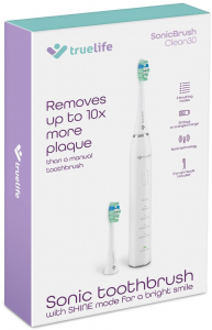 TrueLife SonicBrush Clean30 feh&eacute;r elektromos fogkefe - sz&oacute;nikus