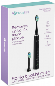 TrueLife SonicBrush Clean30, fekete elektromos fogkefe - sz&oacute;nikus