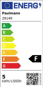 Paulmann Home LED-es f&eacute;nyforr&aacute;s GU10 EEK: F (A - G) 4.8 W RGBW Kr&oacute;m (matt) (29149)