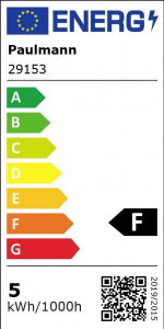 Paulmann Home LED-es f&eacute;nyforr&aacute;s GU10 EEK: F (A - G) 4.8 W RGBW Fekete (matt) (29153)