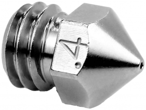 Micro-Swiss MicroSwiss f&uacute;v&oacute;ka 0,4 mm Creality CR-X, CR-X Pro, Sovol SV02 Brass Plated Wear Resistant Nozzle 0.4mm (M2800-04)