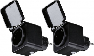 Paulmann Zigbee Smart Plug  Home K&ouml;ztes dugalj Fekete (4064161334592)
