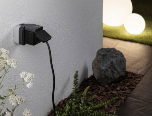 Paulmann Zigbee Smart Plug  Home K&ouml;ztes dugalj Fekete (50138)