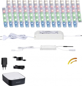 Paulmann smik Gateway + MaxLED500 RGBW  Home Smart Home rendszer 40 W RGBW Ez&uuml;st (5179)