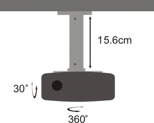 Sbox mennyezeti projektor tartó konzol (PM-101)