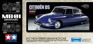 Tamiya 1:10 RC modellaut&oacute; Elektro K&ouml;z&uacute;ti modell Citroen DS &eacute;p&iacute;tők&eacute;szlet (300058734;0)