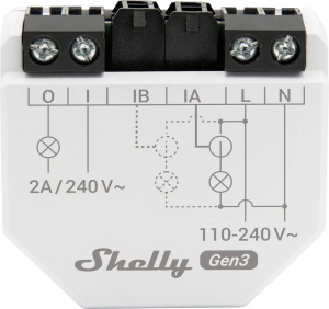 Shelly EM Gen3 - (1 x 50A CT included) &Aacute;ramsz&aacute;ml&aacute;l&oacute; Bluetooth, Wi-Fi (_EM_Gen3;1)