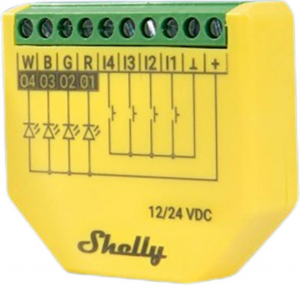 Shelly Plus RGBW PM Kontroller Bluetooth, Wi-Fi (_Plus_RGBW_PM;1)