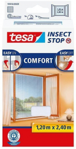 Tesa COMFORT 55918 feh&eacute;r sz&uacute;nyogh&aacute;l&oacute; - ablakra (55918-00020-00)