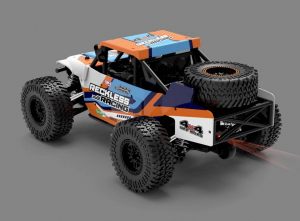 Absima Rock Racer Reckless Narancs Brushed 1:20 RC modellaut&oacute; Elektro Truggy 4WD RtR 2,4 GHz (10031;0)