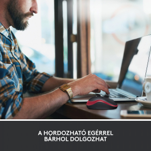 DUPLA CIKK! EZZEL: egr-log-m185-red  Logitech Wireless Mouse M185 piros eg&eacute;r - vezet&eacute;k n&eacute;lk&uuml;li (910-002237)