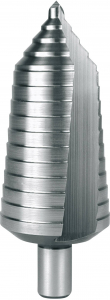 RUKO 101097 Fokozatf&uacute;r&oacute; 6 - 40.5 mm HSS Teljes hossz 105 mm 3 oldal&uacute; sz&aacute;r 1 db (101097;0)