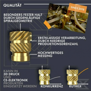 ruthex menetes bet&eacute;t RX-M5x9.5 (GE-M5x95-001)