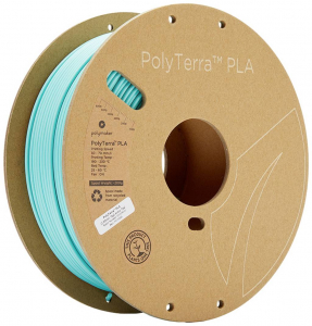 Polymaker 70845 PolyTerra PLA 3D nyomtat&oacute;sz&aacute;l PLA műanyag alacsonyabb műanyag tartalom 2.85 mm 1000 g K&eacute;k-z&ouml;ld 1 db (70845;0)