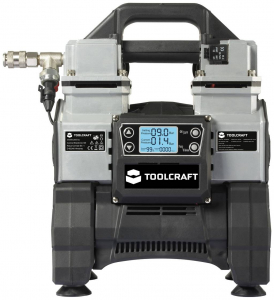 TOOLCRAFT TO-8952876 L&eacute;gkompresszor 18 VDC/230 VAC 9 bar (TO-8952876;0)