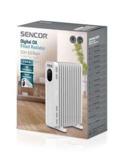 Sencor SOH 6213WH elektromos olajradi&aacute;tor feh&eacute;r (41020969)