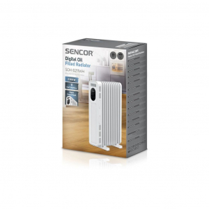 Sencor SOH 6111WH elektromos olajradi&aacute;tor 11 fűtőborda feh&eacute;r