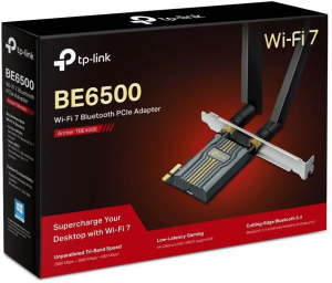 TP-Link Archer TBE400E BE6500 Wi-Fi 7 PCI Express adapter