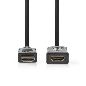 Nedis ultra HD HDMI hosszabb&iacute;t&oacute; k&aacute;bel 1m (CVGL34096BK10)