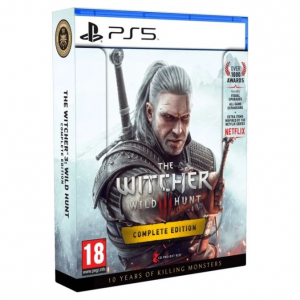 Sony The Witcher 3 Wild Hunt Complete Edition PS5 j&aacute;t&eacute;k + 10. &eacute;vfordul&oacute;s Steelbook