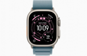 Apple Watch Ultra 3 GPS+Cellular 49mm nat&uacute;r tit&aacute;ntok, vil&aacute;gosk&eacute;k alpesi p&aacute;nt L m&eacute;ret (MEWP4QH/A)