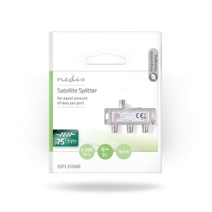 Nedis F eloszt&oacute; 1-be - 3-ki 5 - 2400 MHz 6,5 dB (SSPL310ME)