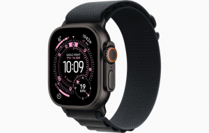 Apple Watch Ultra 3 GPS+Cellular 49mm fekete tit&aacute;ntok, fekete alpesi p&aacute;nt S m&eacute;ret (MF0Q4QH/A)