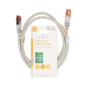 Nedis UTP / FTP Cat6 patch k&aacute;bel 1m (CCGL85220GY10)