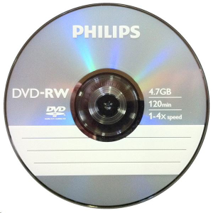 Philips DVD-RW 4.7GB 4X DVD lemez