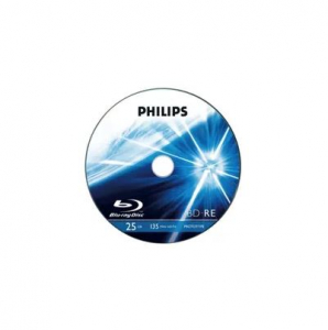 Philips BD-RE 25GB 2X Blu-Ray lemez