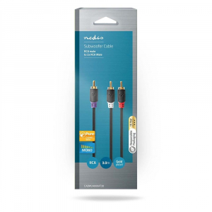 Nedis RCA apa - 2x RCA apa m&eacute;lynyom&oacute; k&aacute;bel 3m (CABW24000AT30)