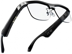 Okos szem&uuml;veg (v5.0, WIFI, kamera, zenelej&aacute;tsz&aacute;s, h&iacute;v&aacute;sfogad&aacute;s, AI ford&iacute;t&oacute;, &uuml;t&eacute;s&aacute;ll&oacute;s&aacute;g) fekete (GP-178926)