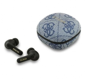 Guess 4G Classic Metal Logo TWS Bluetooth headset fekete (GUTWST3P4EGB)