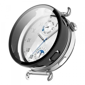 Gigapack Huawei Watch GT 6 41mm műanyag keret kijelzőv&eacute;dő &uuml;veggel fekete (GP-178977)