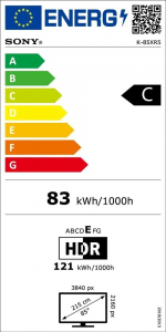Sony UHD mini LED Google Smart TV 75" (K85XR55BP.CEI)